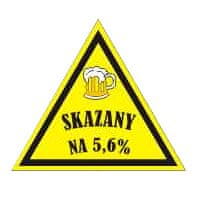 Naljepnica za kacigu "Skazany na 5,6%", 1 kom.