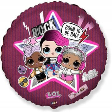 Flexmetal Balon folijski 18"" FX - LOL: Born To Be Bad