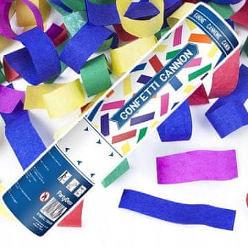 PartyDeco Izbacivač konfeta 20 cm, 1 kom.