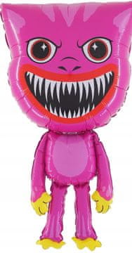 Grabo Folijski balon Kissy Missy Huggy Wuggy, ružičasti, 78 cm