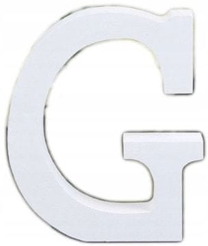 Literka Drewniana "G", 16 cm, 1 szt.
