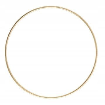 Metalno kolo, 25 cm, zlatno, 1 kom.