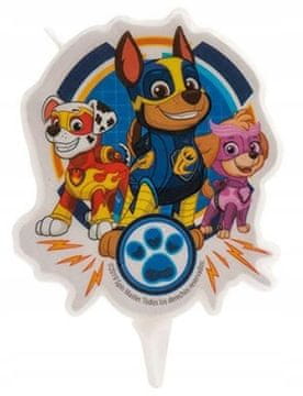 Dekora Svijeća za tortu Psi Patrol 2D, 1 kom.