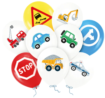PartyPal Baloni Automobili AUTA Znakovi Autića Rođendan 9 kom.