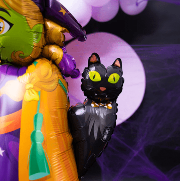 PartyPal Folija balon za Halloween s motivom vještice 54x117