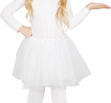 Fiestas Guirca Tutu suknja bijela od tila, anđelov kostim, 31cm