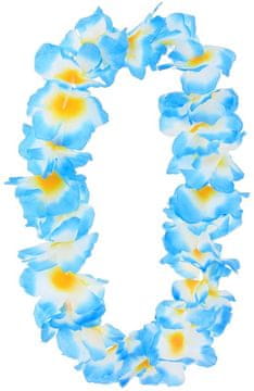 GoDan Naszyjnik Hawajski HAWAJE Niebieski Kwiaty Aloha