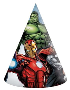 Procos Papirnate kape AVENGERS Marvel rođendan 6kom