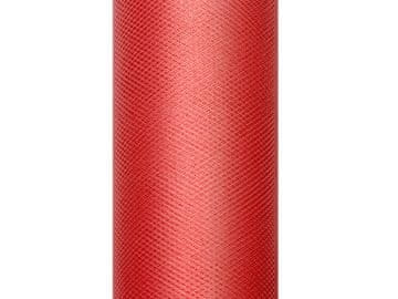 PartyDeco Glatki crveni til 30cm x 9m 1 kom.