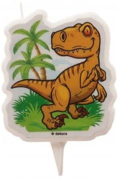 Dekora Svijeća torta DINOZAUR Dino T-Rex rođendan 7 5cm