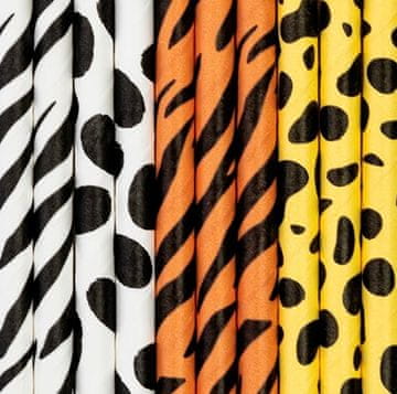 PartyPal Slamke u tubi ŽIVOTINJE Životinje Safari Zoološki vrt 10 kom