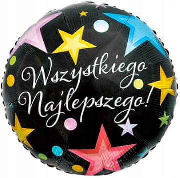 GoDan Folijski balon Sve najbolje, 18", 1 kom.