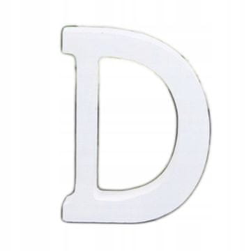 Literka Drewniana "D", 16 cm, 1 szt.