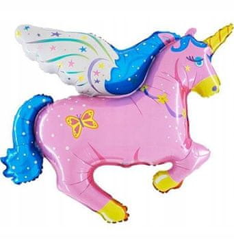 Grabo Balon folijski Pony Ruža Jednorog 36", 1 kom.