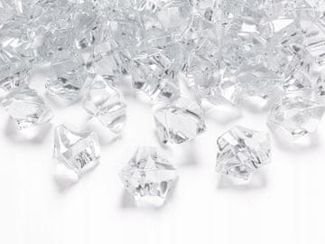 PartyDeco Kristalni led, bezbojan, 25 x 21 mm 1 pakiranje