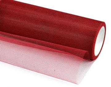 PartyDeco Glatki til, bordo, 15 cm x 9 m, 1 kom.