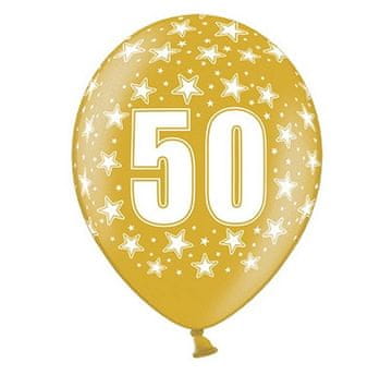 PartyDeco Baloni s otiskom 50. rođendan, 1 kom.