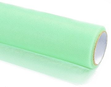PartyDeco Prozirni til, menta, 30cm x 9m, 1 kom.