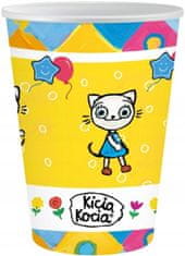 GoDan KICIA KOCIA Bajka Kitten Birthday Party Papirnate čaše 250ml 6 kom.