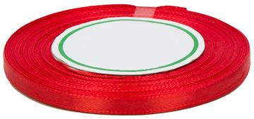 Satinna vrpca 6mm 32m crvena 1 kom.