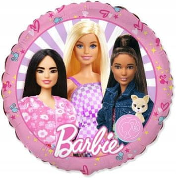 GoDan Balon od folije BARBIE Lutke rođendan party dekoracija festival 45 cm