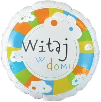 GoDan Folija balon "Dobrodošli kući" 45 cm, 1 kom.