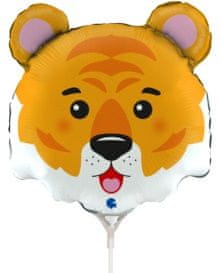 Grabo Balon folijski tigar, životinje iz zoološkog vrta, rođendan, 35 cm