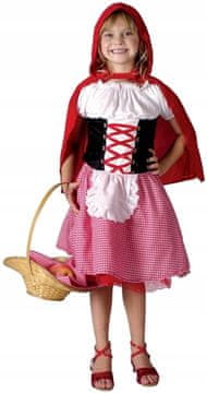 GoDan Kostium crvenkapice za predstavu, karneval i bal, 130/140 cm