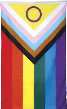 Guirca Zastava duginih boja inkluzivna progress LGBT povorka jednakosti 90x150cm