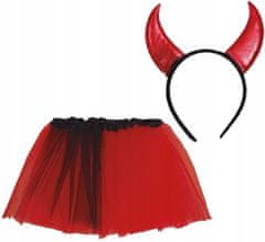Fiestas Guirca Crveni kostim set vrag đavlić demon za Halloween karneval bal