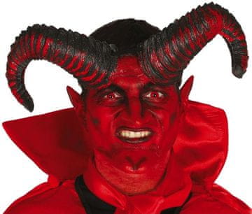 Guirca Vražji rogovi Demonski crveni Halloween 20 cm