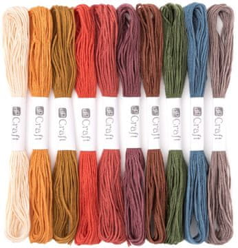 DP Craft Set Mulin MULINA pređa Mix Vintage 8m, 10 komada