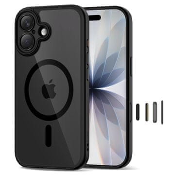 Tech-protect MagPeak MagSafe CC maska za iPhone 17, crna