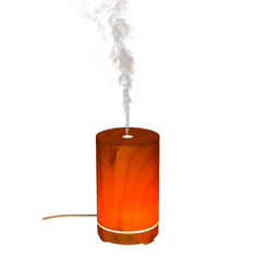 BestDeals Difuzor i ovlaživač zraka u obliku drvenog tornja s RGB LED osvjetljenjem (7 boja), 100 ml