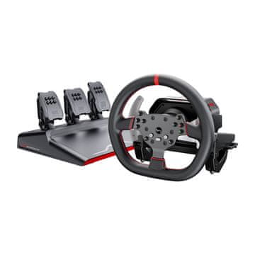 MojPlanet PXN-V10 Pro gaming set - volan + pedale + stezaljke za montažu (PC / PS4 / Xbox One / Xbox Series X|S)