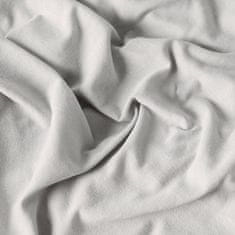 Sanjiva premium jersey plahta - svijetlosiva - 120x200 cm