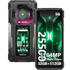 Ulefone Armor 33 PRO 16+16/512GB, 25500mAh, crna