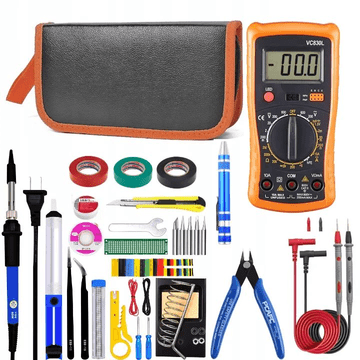 KEDO Komplet za lemljenje s multimetrom i alatima