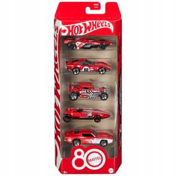 Hot Wheels SET OD 5 KOLA ZA 80. OBLJETNICU JGK08