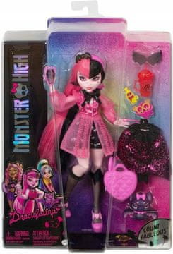 Mattel MONSTER HIGH DRACULAURA LUTKA + dodaci HHK51