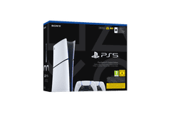 Sony PlayStation 5 Digital E Chassis igraća konzola, 825 GB + PS5 Dualsense White bežični kontroler