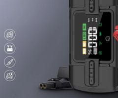 Manta MAJS001AP 4u1 powerbank baterija za punjenje i pokretanje, kompresor, LED, 12000mAh, 150PSI, 12V, USB-C