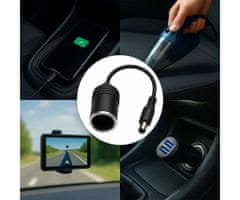 Manta MAJS001AP 4u1 powerbank baterija za punjenje i pokretanje, kompresor, LED, 12000mAh, 150PSI, 12V, USB-C