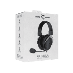 White Shark Gaming slušalice GH-2341 GORILLA crno/sive