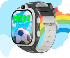 Forever Boost KW-530 dječji pametni sat, 4G LTE, crni