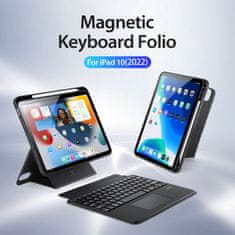 Dux Ducis DK maskica s tipkovnicom za iPad 10.9'' 2022 10gen, crno