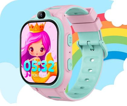 Boost KW-530 otroška pametna ura, 4G LTE, roza