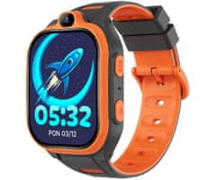 Forever Dječji pametni sat Boost KW-530, 4G LTE, narančaste boje