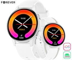 Forever iGO4 JW-600 pametni sat, 3,25 cm (1,28), AMOLED, 2 remena, bijela (biserno bijela)