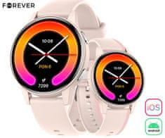 iGO4 JW-600 pametni sat, 3,25 cm (1,28), AMOLED, 2 remena, ružičasta (puderasto ružičasta)